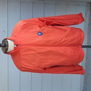 ZERO RESTRICTION‎ Tour Series Orange Belleair CC Sz L Golf Full Zip Jacket